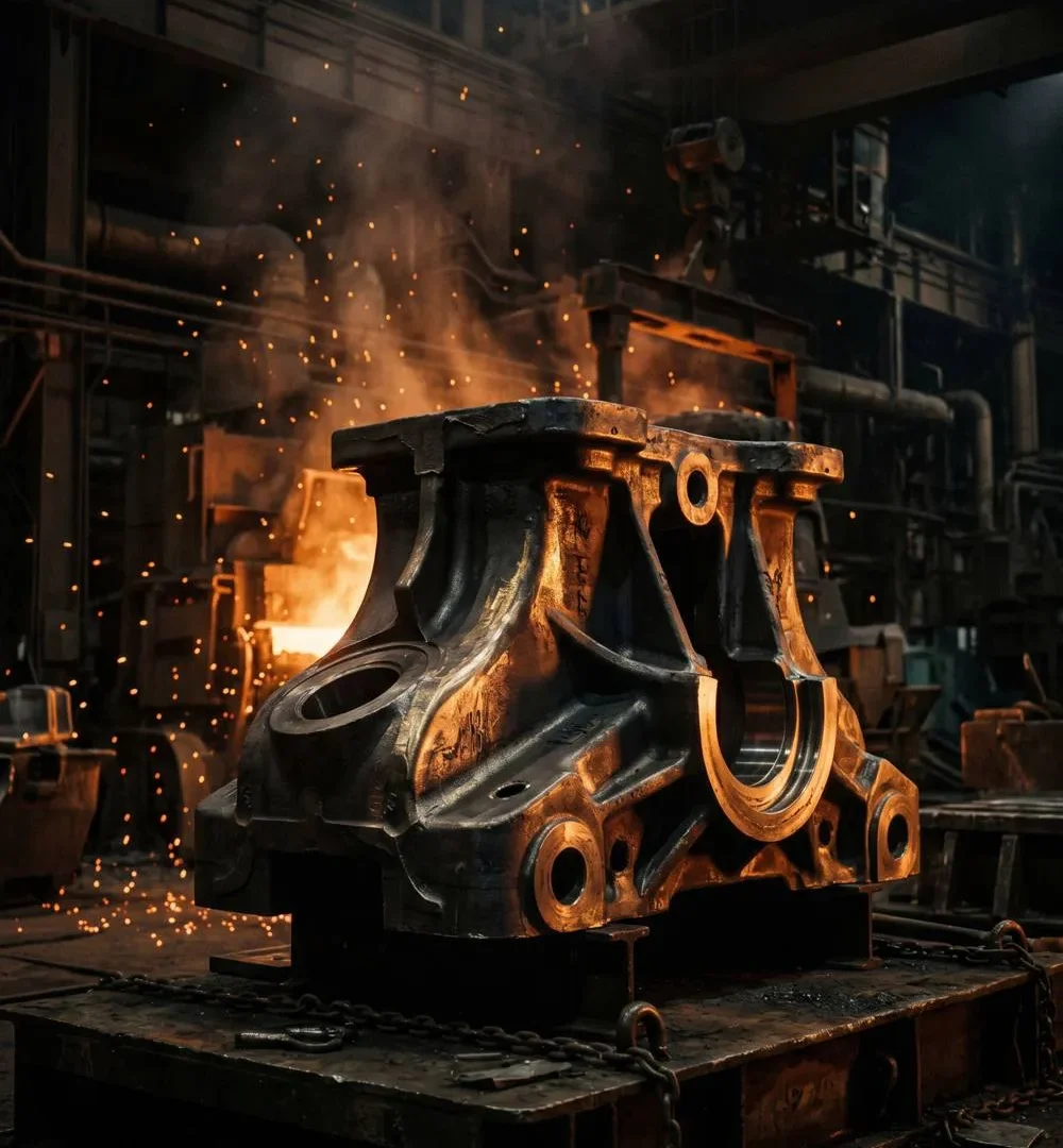 Alloy steel mill chock casting