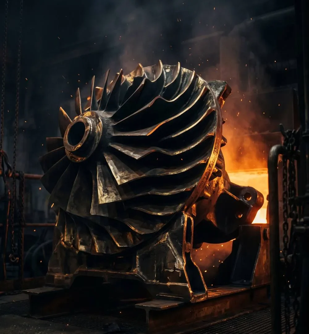Pressure-grade turbine casting